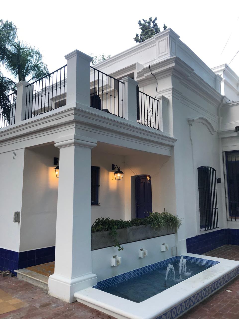Patio restaurado